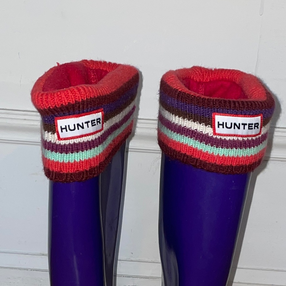 Hunter Rain boot fleece socks.